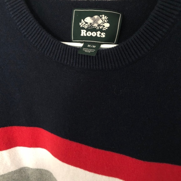 Navy Roots sweater - Picture 2 of 2